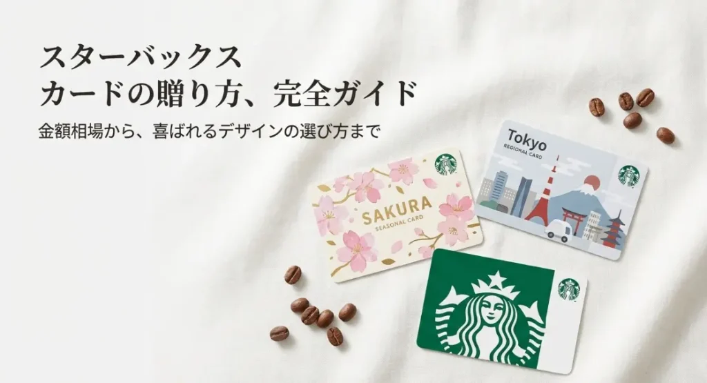 スターバックスカードの贈り方