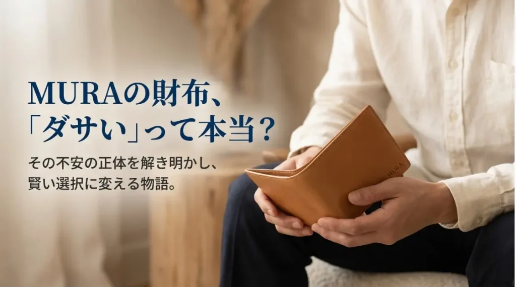 MURAの財布はダサいって本当？