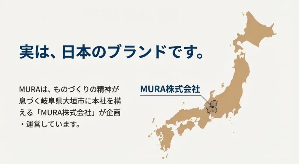 MURAは実は日本のブランドです
