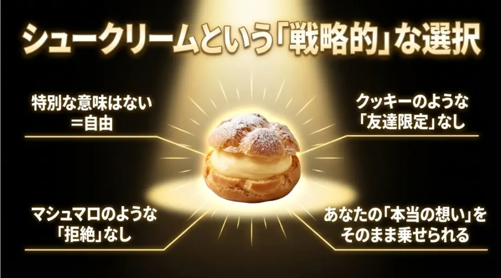 シュークリームが持つ「意味の空白」という戦略的価値