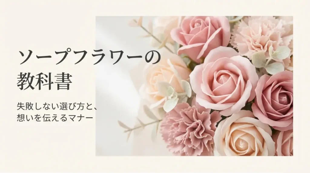 ソープフラワーの意味は？プレゼントの心理や失敗しない選び方