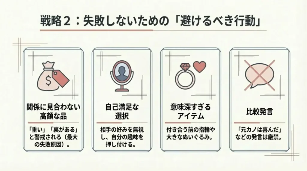 これでは失敗！後悔するプレゼント選び