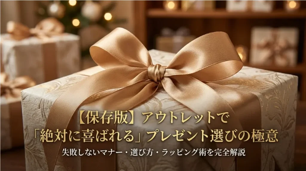 アウトレットのプレゼント