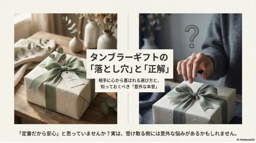 タンブラープレゼントの落とし穴と正解