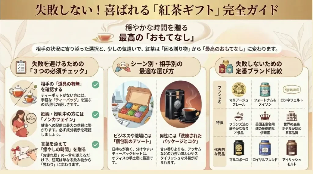 失敗しない喜ばれる紅茶ギフト完全ガイド