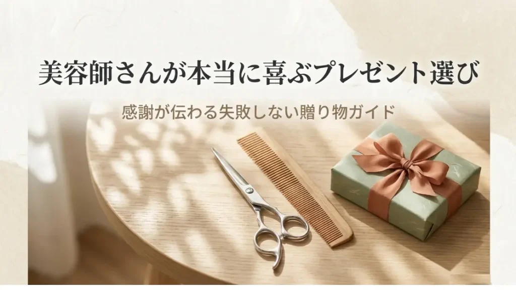 美容師さんが本当に喜ぶプレゼント選び