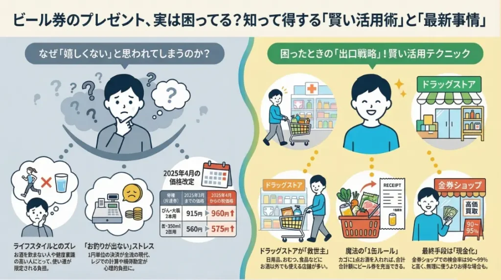 ビール券のプレゼント知って得する活用術