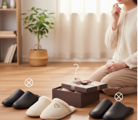 プレゼントのスリッパが持つ意味は？タブーと選び方