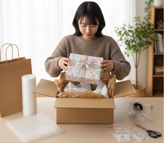 プレゼントを郵送するときの梱包方法