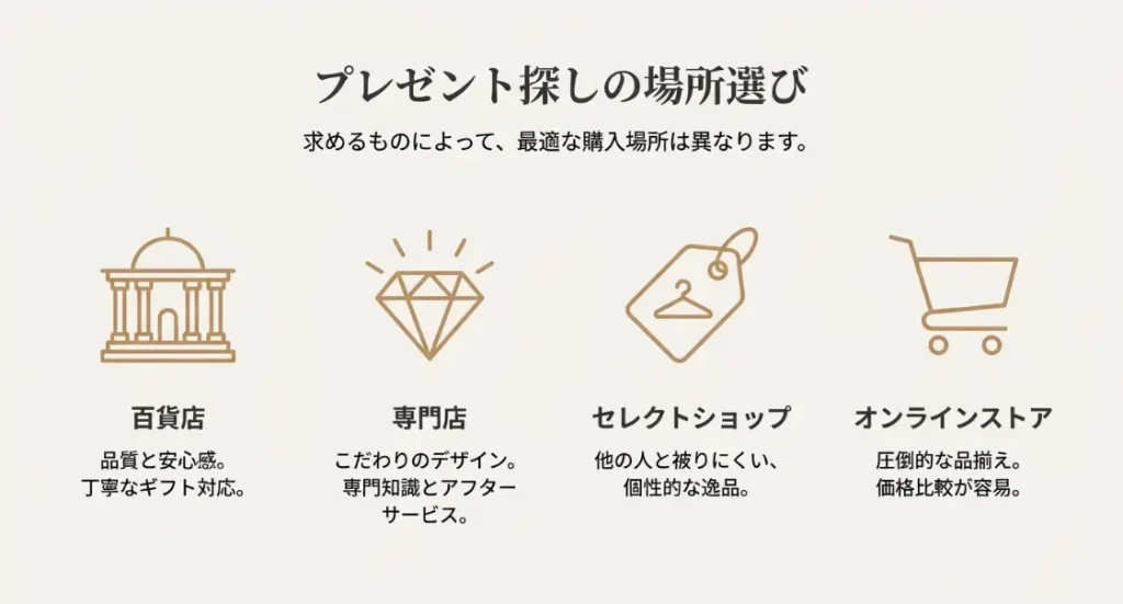 おしゃれなイヤリングはどこに売ってる？