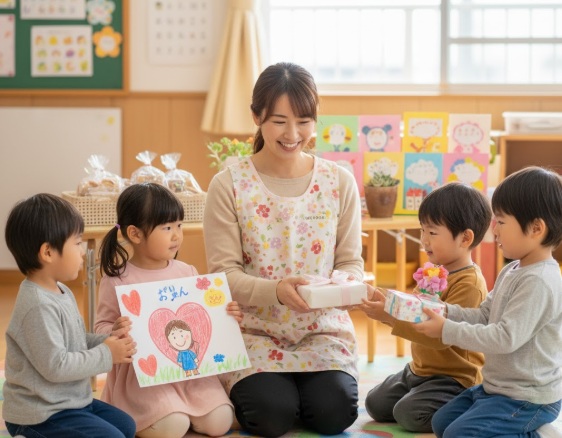 保育園の先生へ退職のプレゼント