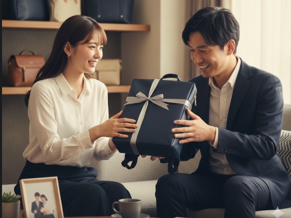 社会人彼氏 へバッグをプレゼント