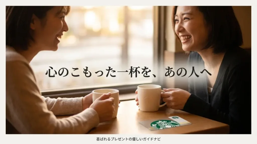 スタバ カードで心のこもった一杯をプレゼント