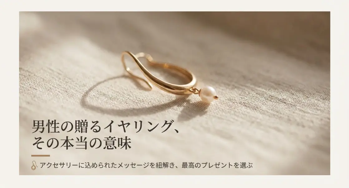 男性の贈るイヤリングその本当の意味