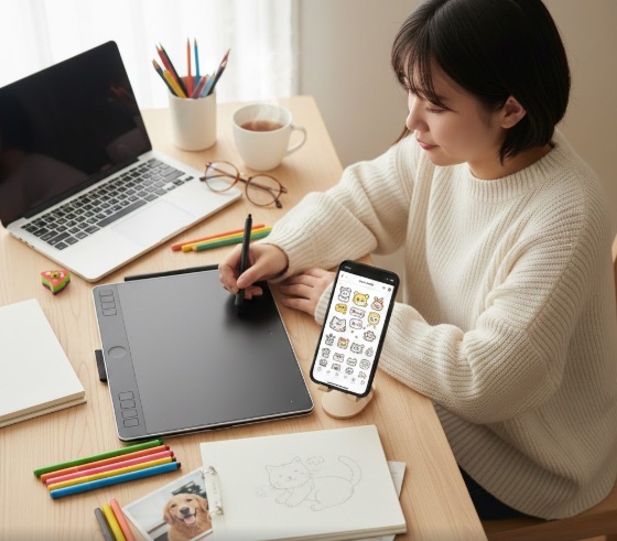 LINEスタンプを自作してプレゼントする準備