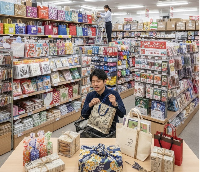 ドンキなら深夜でもラッピング購入可能