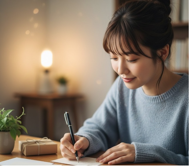 プレゼントに添える短文メッセージの例文と書き方