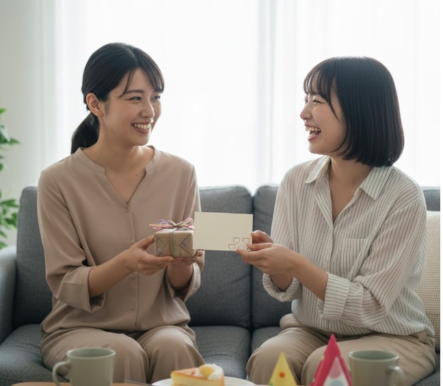 友達の誕生日に添えるカジュアルな一言