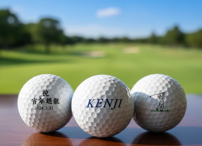 名入れゴルフボールは記念に残る定番ギフト