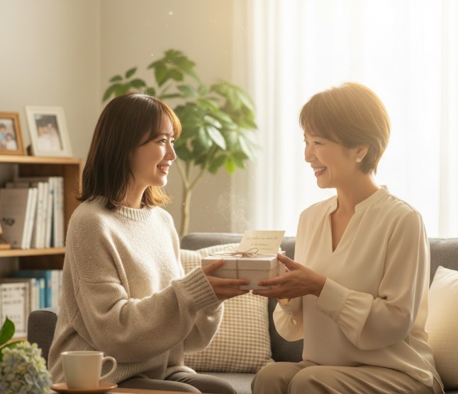 大学生の娘から40代の母親に誕生日プレゼント