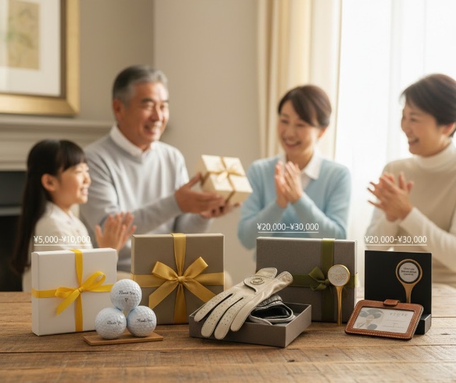 定年退職のプレゼントで選ぶゴルフ用品の予算相場