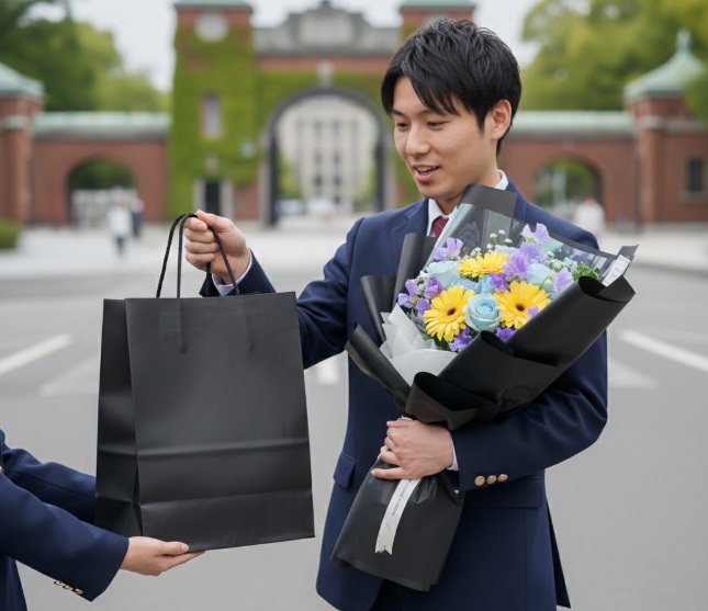 迷惑にならない持ち帰り袋の工夫