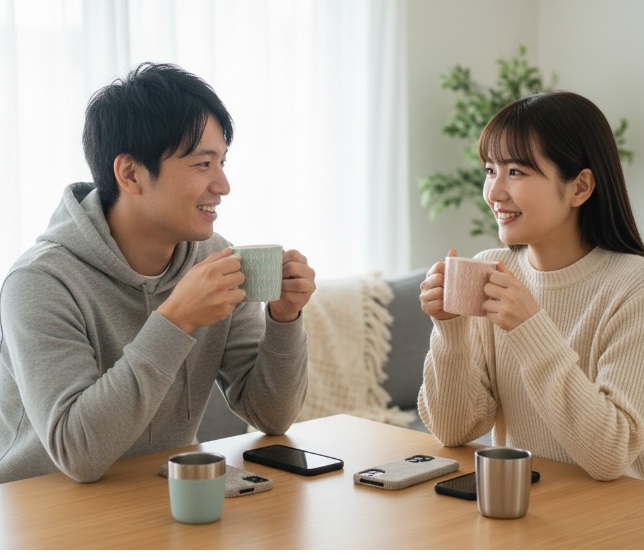 20代や30代の旦那にはペアグッズもアリ