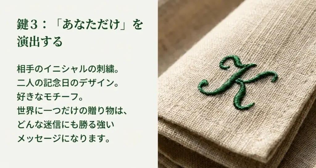 「あなただけ」という特別感を演出する