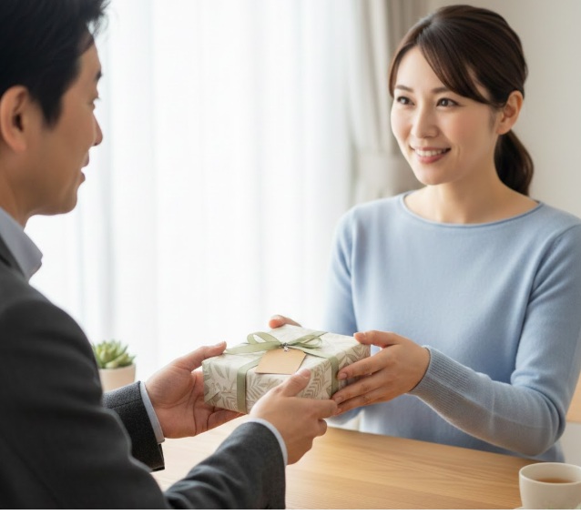 ほんの気持ちのプレゼントで使える例文とマナー
