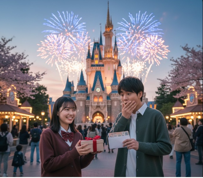 デートやテーマパークでの感動サプライズ