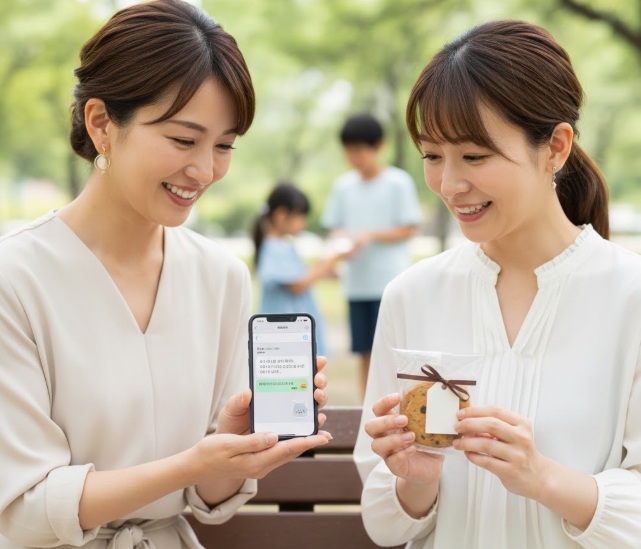 ママ友へのお礼に使えるLINEの文章