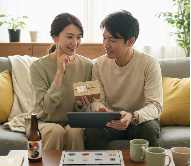 夫へ結婚記念日に贈るちょっとしたプレゼントの選び方