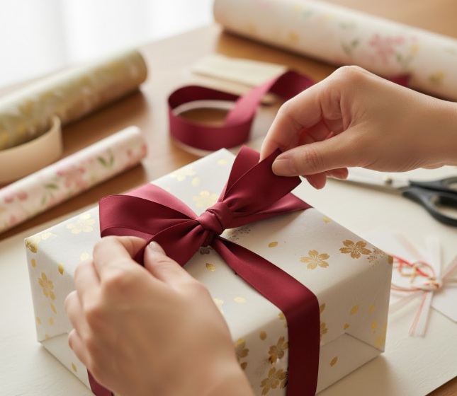 失敗しないプレゼントのリボン位置とマナー