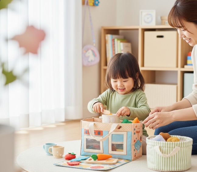 女の子に人気のかさばらないおままごとセット