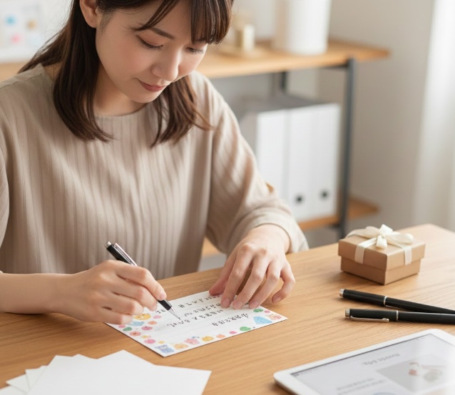 字が汚い人でも安心なカードの書き方とコツ