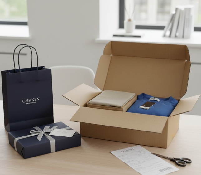 店舗や通販のラッピングの違い