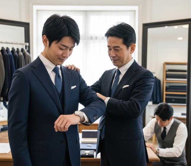 息子や男性に似合う高級時計やオーダースーツ