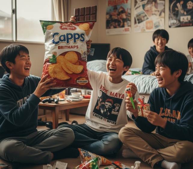 男友達が喜ぶお菓子や面白グッズ