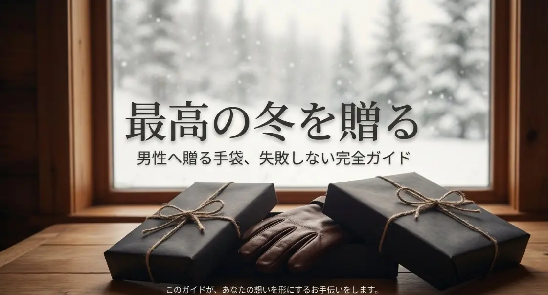 男性へ送る手袋のプレゼント選びで失敗しない方法