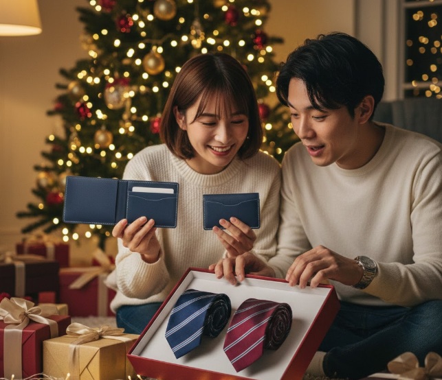 社会人の彼氏に実用的な財布やネクタイ