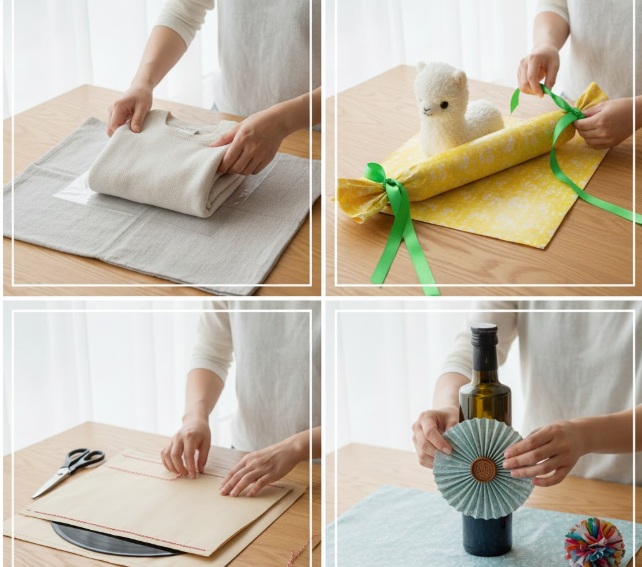 箱なし等のプレゼント包装のやり方応用編