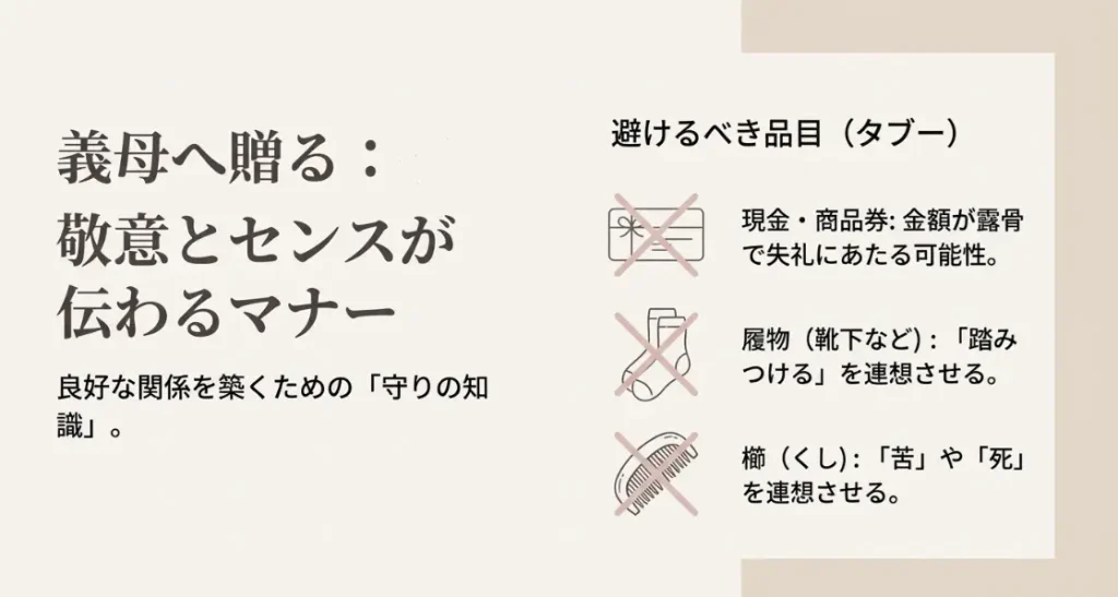 義母へのギフトで外さないマナーと贈り物選びの注意点