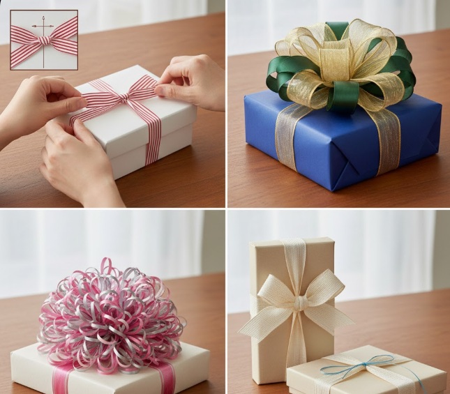 蝶結びなどリボンの結び方を解説