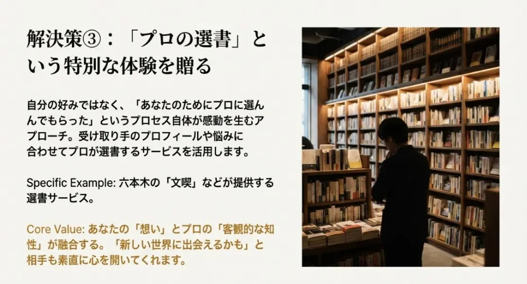 プロが厳選する選書サービスで失敗しない特別な体験を