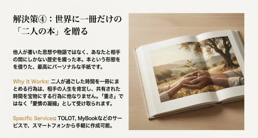 二人の思い出を形にするフォトブックのカスタマイズ