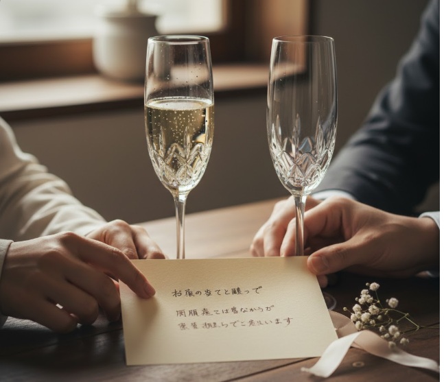 誤解を防ぐメッセージカードの文例