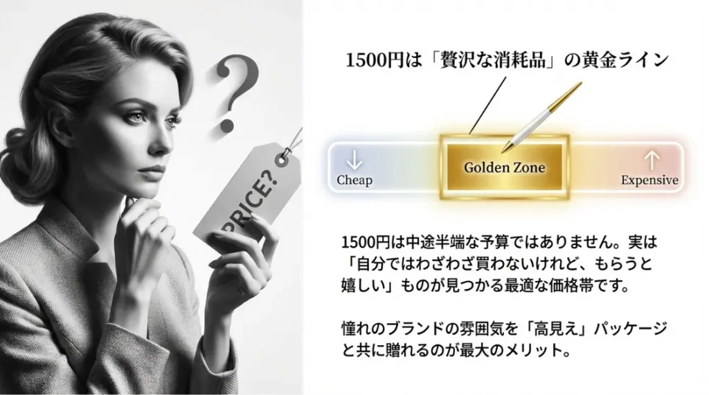 1500円で女性に贈るプレゼント選びのコツとデパコス