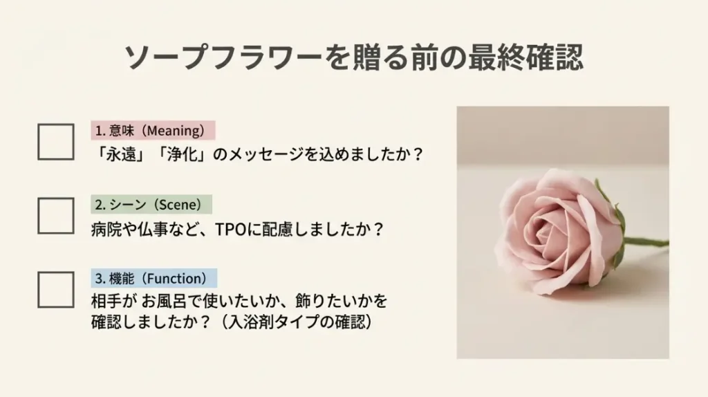 まとめ：ソープフラワーの意味を知り最高の贈り物を