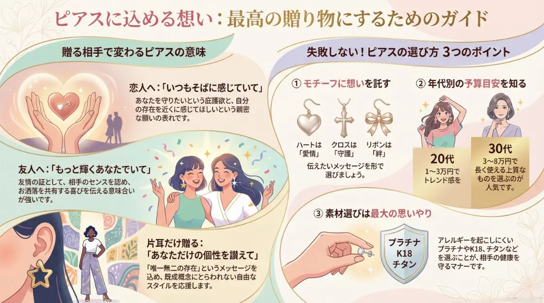 ピアスのプレゼントの意味最高の贈り物にするためのガイド