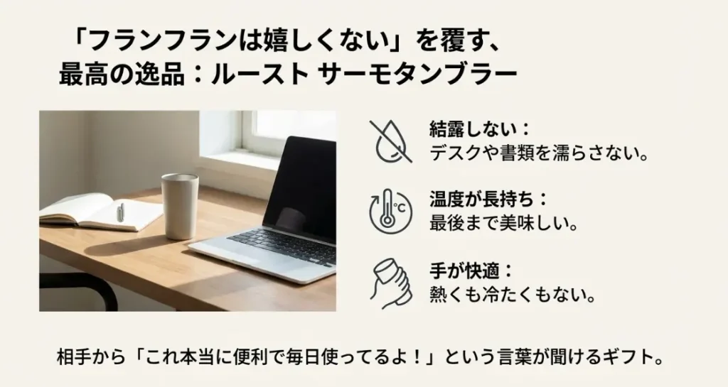 実用的なステンレスタンブラーが高い満足度を得る理由